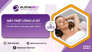 Máy triệt lông Diode Laser hiện đại cho spa năm 2025