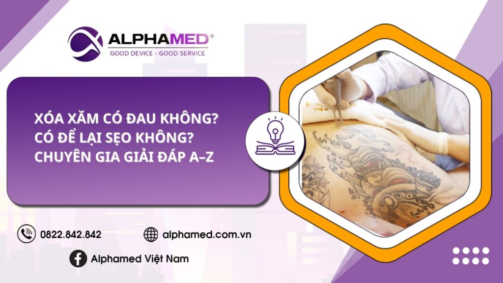 Xóa xăm có đau không? Xóa xăm có để lại sẹo không?