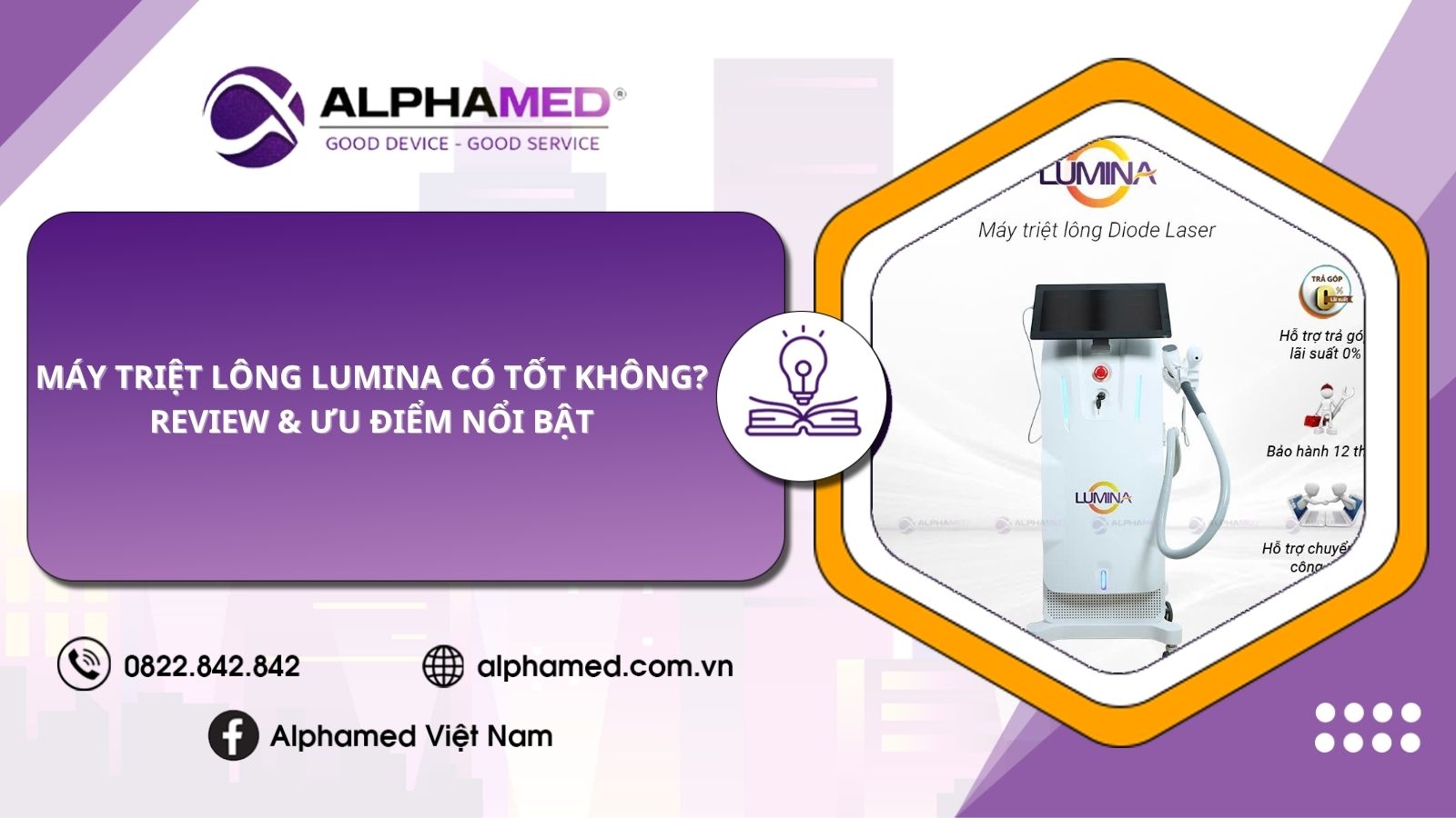 Máy triệt lông Lumina có tốt không?