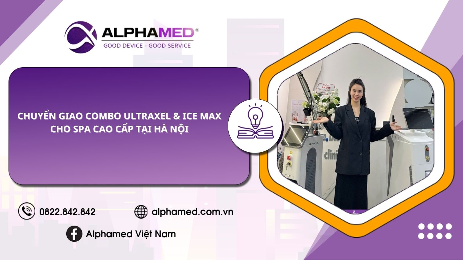 Chuyển Giao Combo UltraXel & Ice Max Cho Spa Cao Cấp Tại Hà Nội