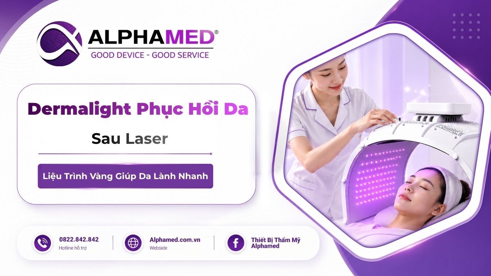Dermalight Phục Hồi Da Sau Laser