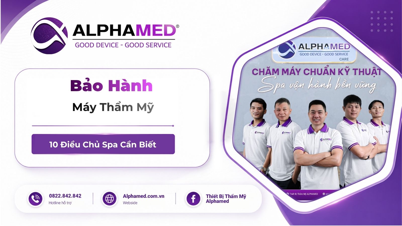 Bảo hành máy thẩm mỹ: Những điều chủ spa cần biết trước khi mua