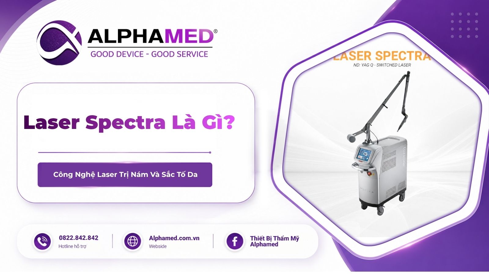 Laser Spectra Là Gì? Công Nghệ Laser Trị Nám Và Sắc Tố Da Được Ưa Chuộng