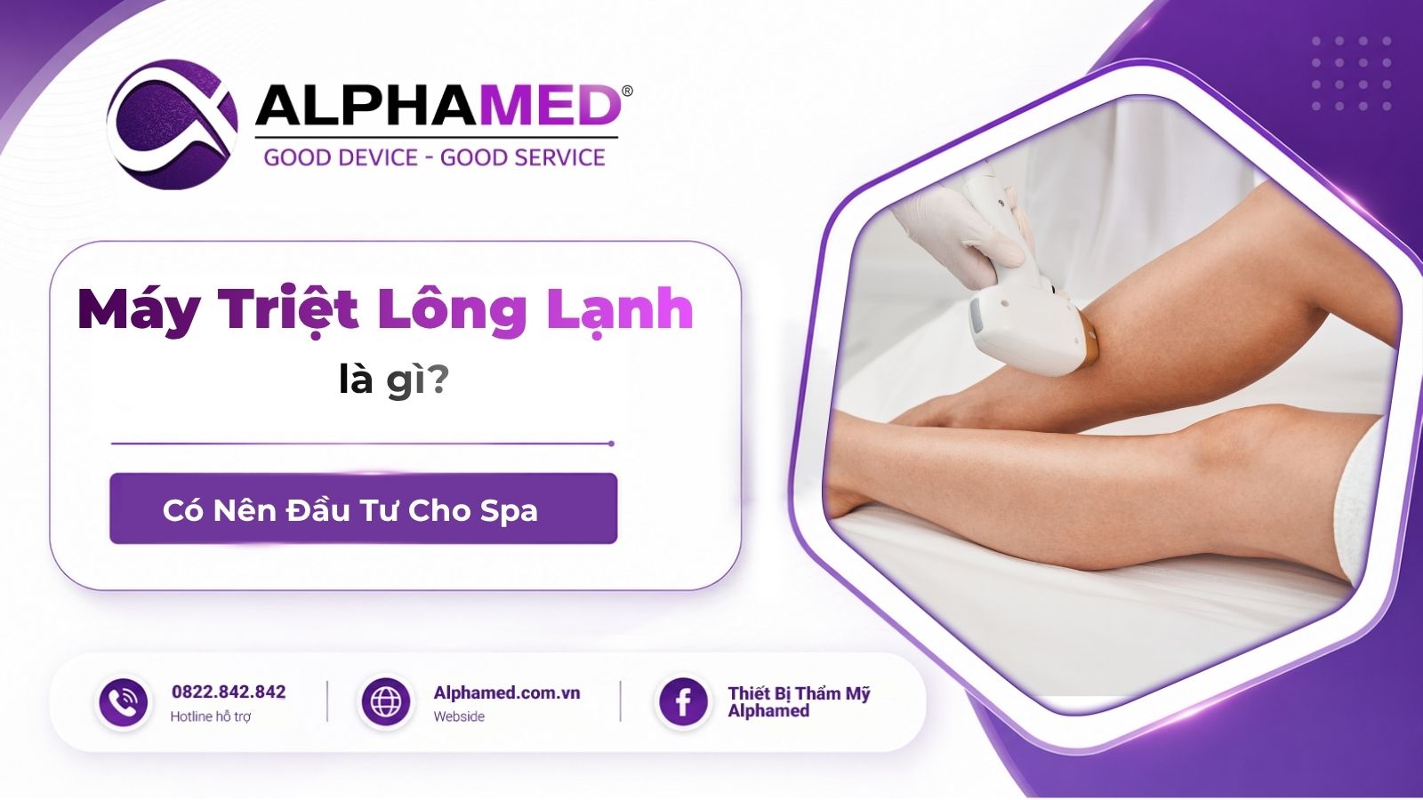 Máy Triệt Lông Lạnh Là Gì? Có Nên Đầu Tư Cho Spa