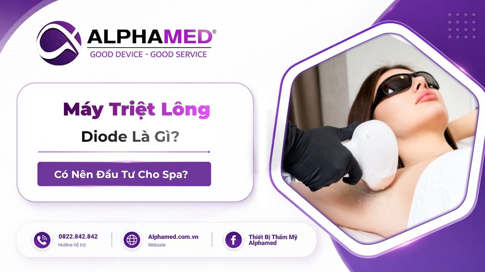 Máy Triệt Lông Diode Là Gì? Có Nên Đầu Tư Cho Spa?