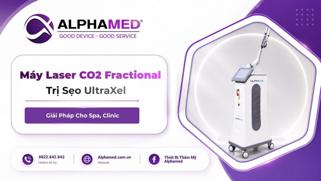 Máy Laser CO2 Fractional Trị Sẹo UltraXel: Giải Pháp Cho Spa, Clinic